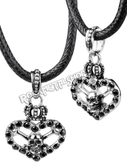 wisior SPARKLING SKULL HEART Inna marka