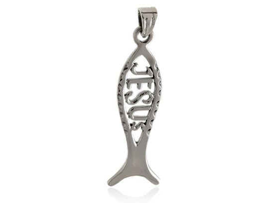 Wisior srebrny Ryba symbol chrześcijański w0473 FALANA