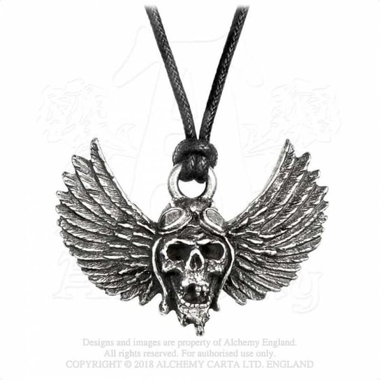 Wisiorek Airbourne -  Skull/Wings Inna marka