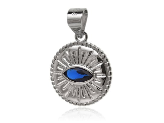 Wisiorek, medalion srebrny Oko opatrzności w0565 FALANA