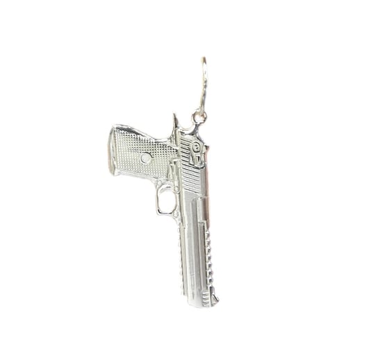 Wisiorek Pistolet ,,Pustynny Orzeł '' Srebro Pr.925 Lucid Jewelry