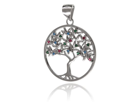 Wisiorek srebrny drzewo życia szczęścia w0385 - 2g. FALANA