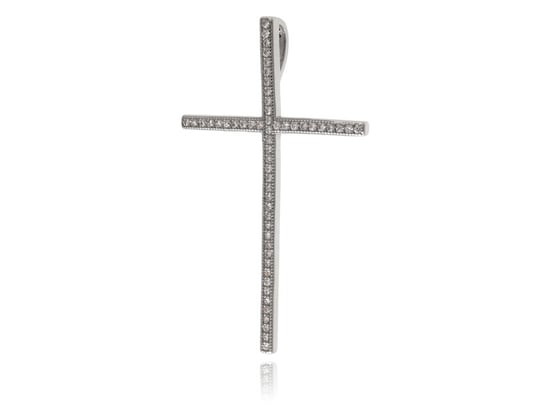 Wisiorek srebrny Duży krzyż w0415 - 2,6g. FALANA
