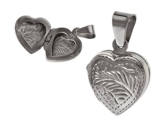 Wisiorek srebrny otwierane serce sekretnik w0407 - 2,4g. FALANA