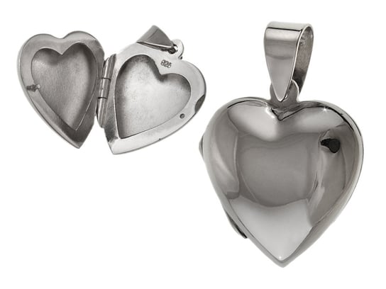 Wisiorek srebrny otwierane serce sekretnik w0409 - 2,7g. FALANA