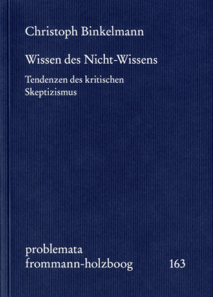 Wissen des Nicht-Wissens frommann-holzboog Verlag e.K.