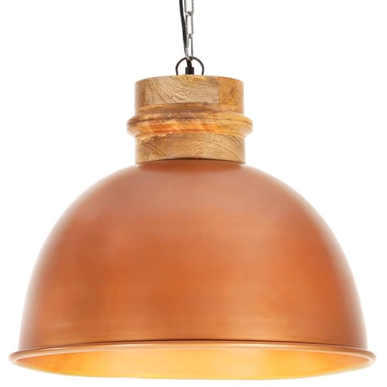 Wisząca lampa industrialna, kolor miedzi, okrągła, 50 cm, E27 vidaXL