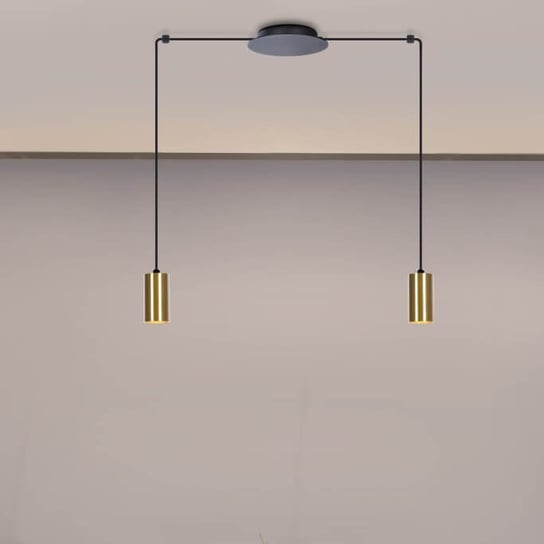 Wisząca lampa minimalistyczna Vigo K-4891 metalowe oprawki patyna KAJA