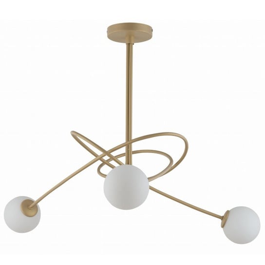 Wisząca lampa modernistyczna VELVET balls do sypialni złota Sigma