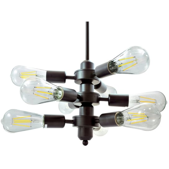 Wisząca lampa Orebro 312501 modernistyczna zwis czarna POLUX