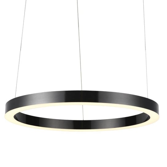 Wisząca lampa ring CIRCLE 80 LED 40W 3000K tytanowy zwis biurowy Step Into Design