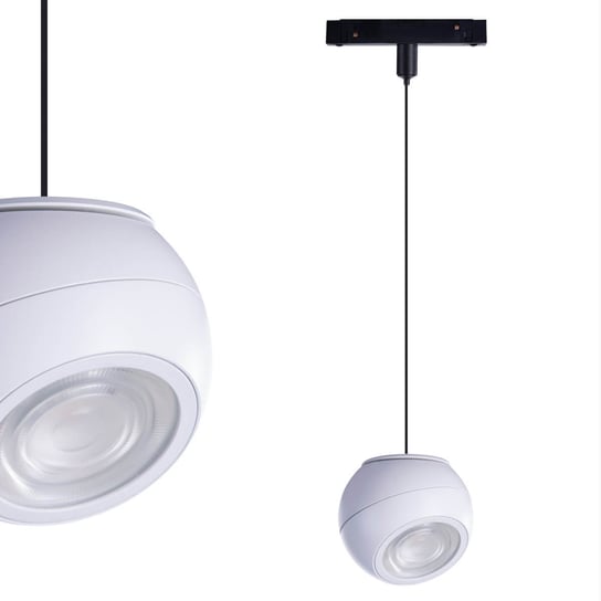 Wisząca Lampa Skye LED 12W do 3-fazowego systemu biała AZzardo