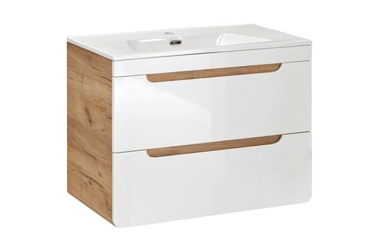 Wisząca szafka z umywalką 60 cm ARUBA 820 + CFP60D BIM Furniture