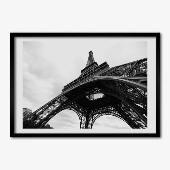 Wiszący obraz z ramą TULUP Wieża Eiffla Paryż 70x50 cm Tulup