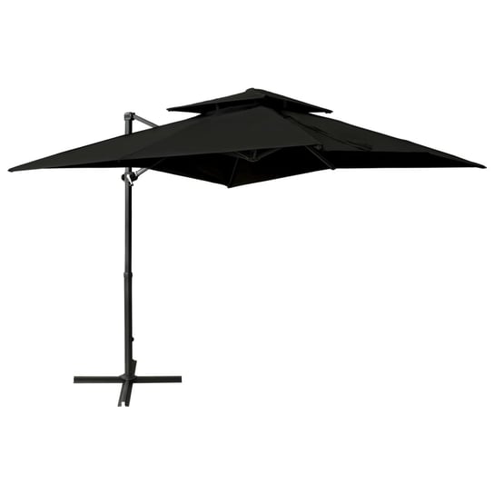 Wiszący parasol UV 250x250 czarny Inna marka