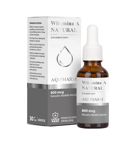 Witamina A Natural, suplement diety, 30 ml AQI PHARM