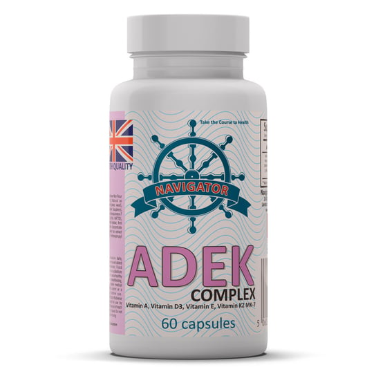 Witamina ADEK COMPLEX Suplement diety, 60 kaps., Navigator Navigator