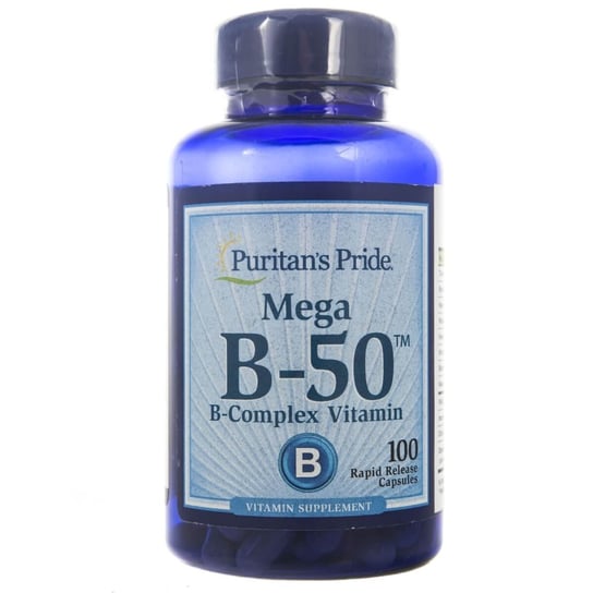 Witamina B-50® Complex PURITAN'S PRIDE,  Suplement diety, 100 kaps. Puritan's Pride