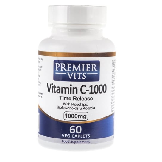 Witamina C-1000 Time Release PREMIER VITS, Suplement diety, 60 kaps. Premier Vits