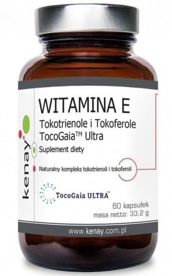 Witamina E Tokotrienole i Tokoferole TocoGaia Suplement diety, 60 kaps. Kenay KenayAg