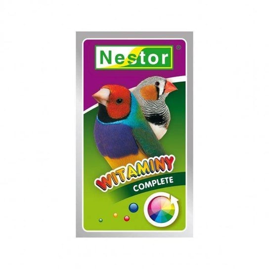 Witaminy dla małych Ptaków Egzotycznych Ogólne Complete 20g Nestor Nestor
