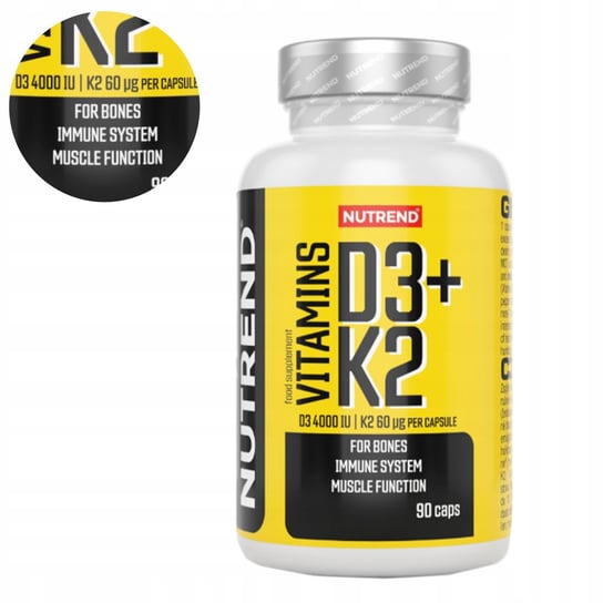 Witaminy Nutrend Vitamins D3 + K2 kompleksowa odporność Nutrend