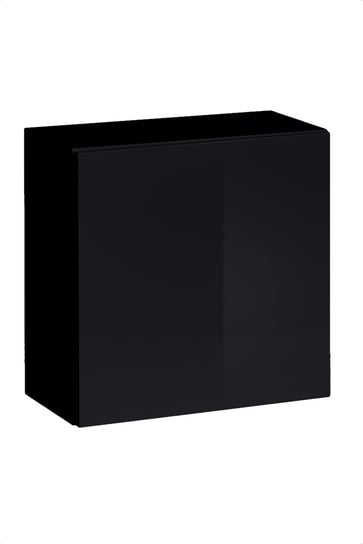 Witryna AMS Swap ZZ, czarna, 60x60x30 cm ASM