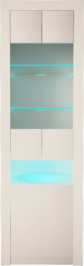 Witryna GRAND 01 60x40cm biały połysk + LED MATKAM
