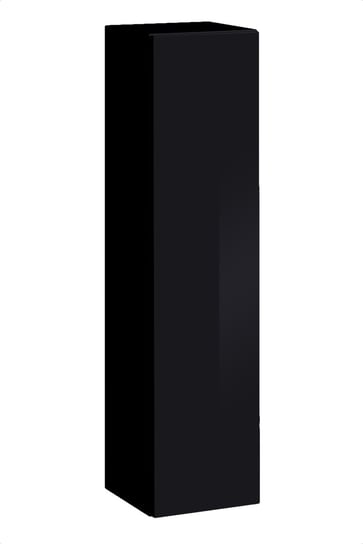 Witryna wisząca ASM Swap 120cm ZZ, czarna, 30x120x30 cm ASM