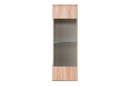 Witryna wisząca AVERO dąb/szarobeżowy / 40x120x35 / płyta wiórowa/płyta MDF Konsimo