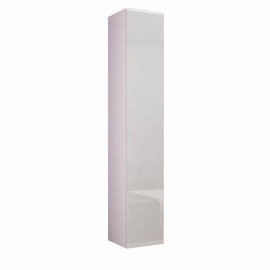 Witryna wisząca pełna Vilalba, biała, 40x30x180 cm High Glossy Furniture
