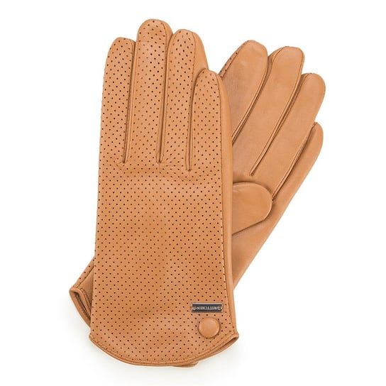 Wittchen, Damskie rękawiczki skórzane dziurkowane 45-6-522-LB-S, rozmiar S WITTCHEN