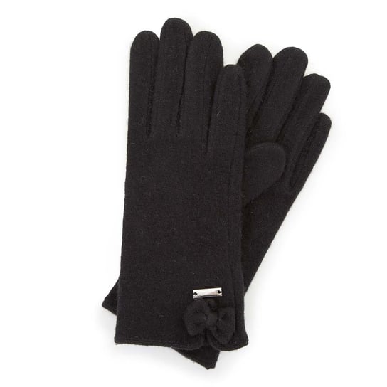 Wittchen, Damskie rękawiczki wełniane z kokardką 47-6-X91-1, rozmiar uniwersalny WITTCHEN