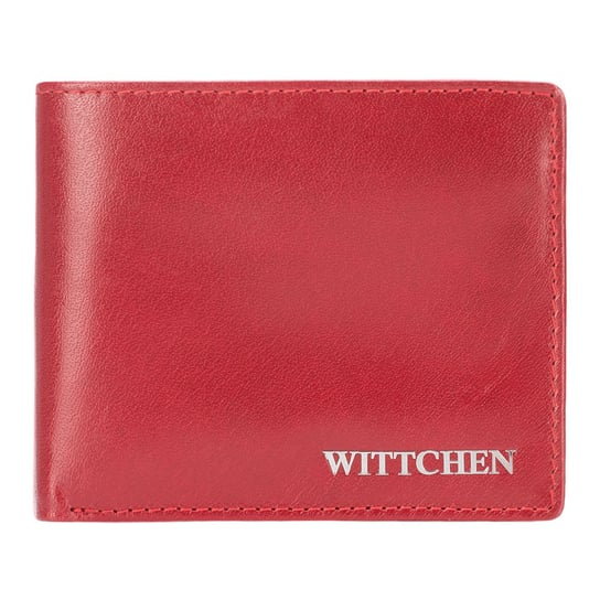 Wittchen, Portfel damski z RFID skórzany z metalowym logo mały 26-1-436-3 WITTCHEN