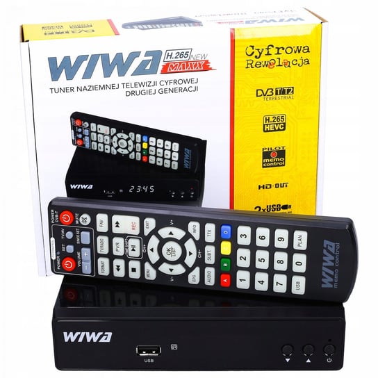 Wiwa Tuner Dekoder Tv Dvb-T2/Hevc H.265 Maxx Wiwa
