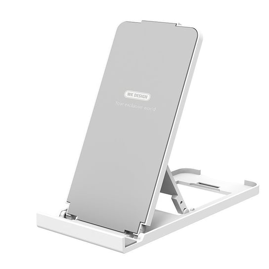WK Design biurkowy stojak składana podstawka na telefon tablet biały (WA-S35 white&silver) WK Design