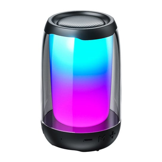 WK Design D31 bezprzewodowy mini głośnik RGB Bluetooth 5.0 czarny (D31 mini) Inny producent