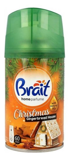 Wkład do automatycznego odświeżacza BRAIT Christmas Gingerbread House, 250 ml Brait
