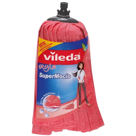 Wkład do mopa VILEDA SuperMocio Style, czerwony, 26x30x13 cm Vileda