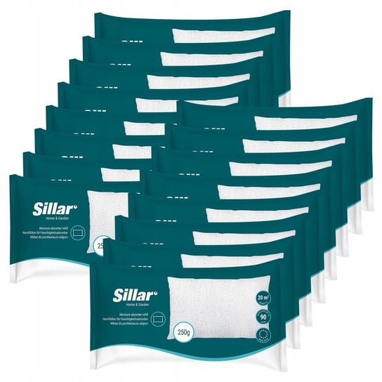Wkład do pochłaniacza wilgoci 250g x 16 szt - uniwersalne wkłady Sillar Sillar