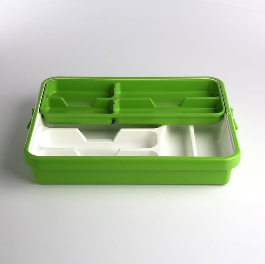 Wkład do szuflady ALTOMDESIGN (8071485), biało-zielony, 41,8x31,7x7,7 cm ALTOMDESIGN