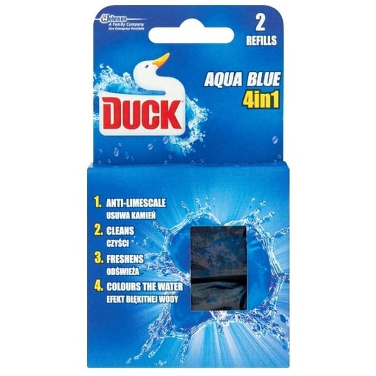 Wkład do zawieszki DUCK Aqua Blue 4w1, 80 g, 2 szt. S.C. Johnson