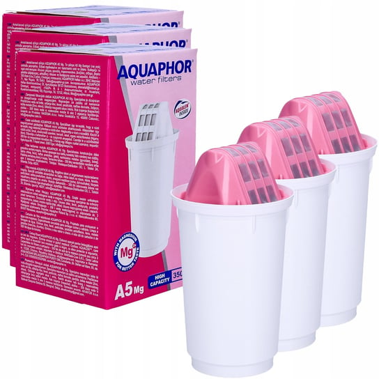 Wkład Filtrujący Aquaphor A5 Mg Plus Magnez 3 Szt. AQUAPHOR