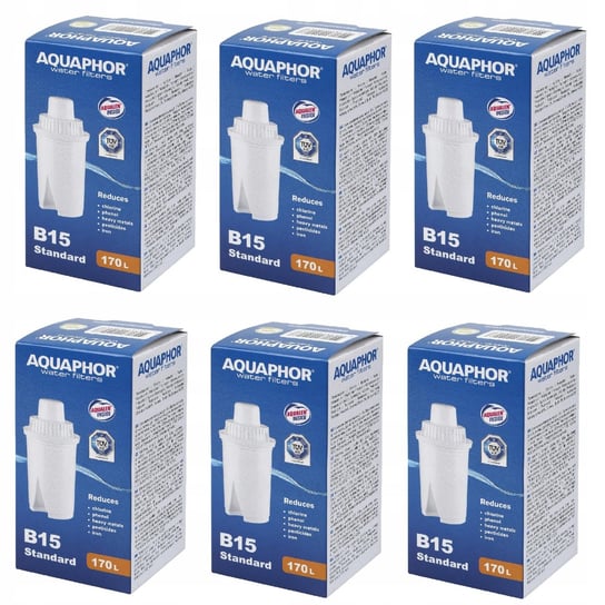 Wkład filtrujący Aquaphor B15 Standard 6 szt. AQUAPHOR