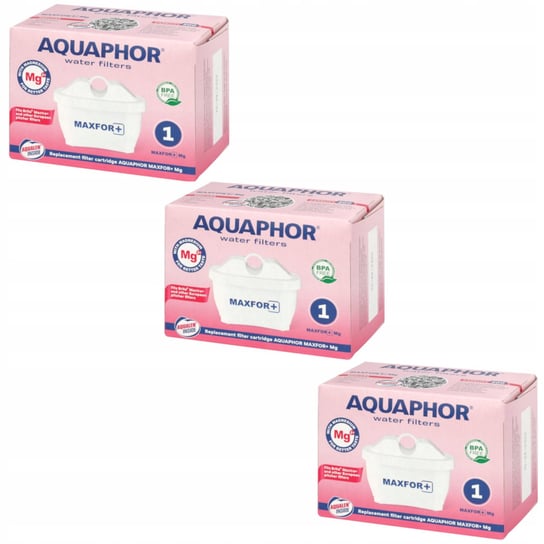 Wkład filtrujący Aquaphor Maxfor+ Mg 3 szt. AQUAPHOR