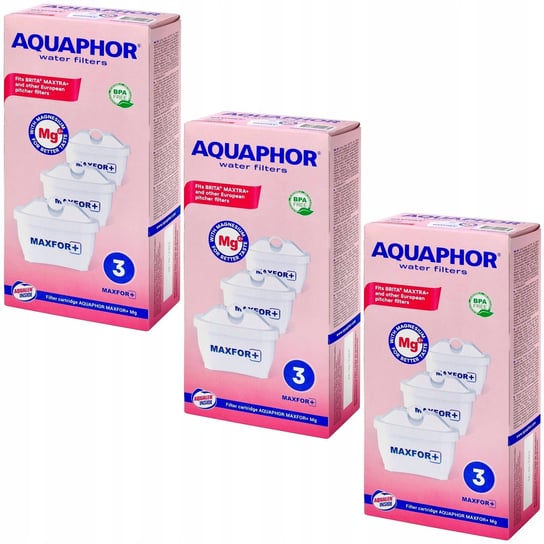 Wkład filtrujący Aquaphor Maxfor+ Mg 9 szt. AQUAPHOR