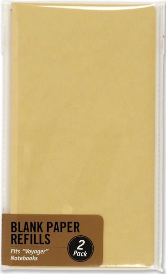 Wkład gładki do notatnika, Voyager, 2 sztuki Peter Pauper Press