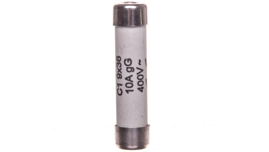 Wkładka bezpiecznikowa BiWtz cylindryczna 9x36mm 10A 400V gG L936C1-10 HAGER POLO