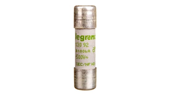 Wkładka bezpiecznikowa cylindryczna 10x38mm 0,25A aM 500V HPC 013092 Legrand