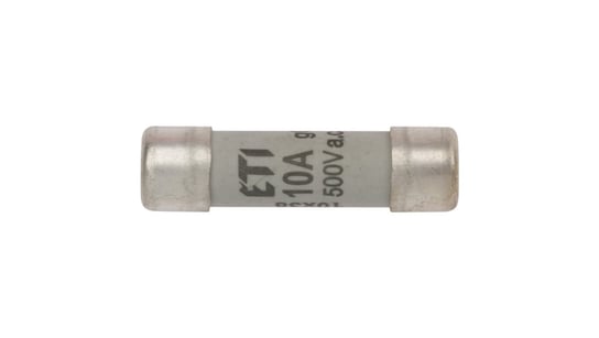 Wkładka bezpiecznikowa cylindryczna 10x38mm 10A gG 500V CH10 002620007 ETI-POLAM